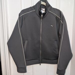 Puma Men's Gray Track Jacket